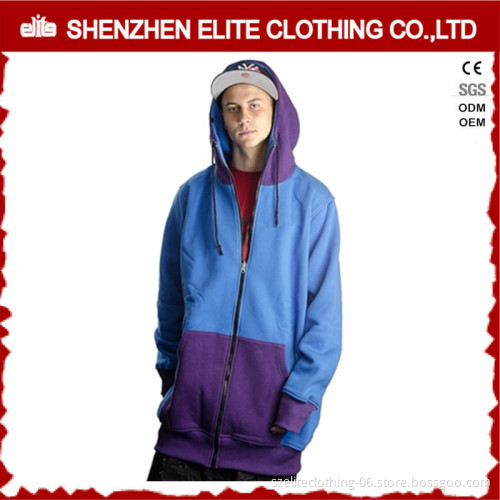 custom blank purple super soft thick cotton fleece hoodie supplier